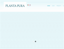 Tablet Screenshot of plantapura.it